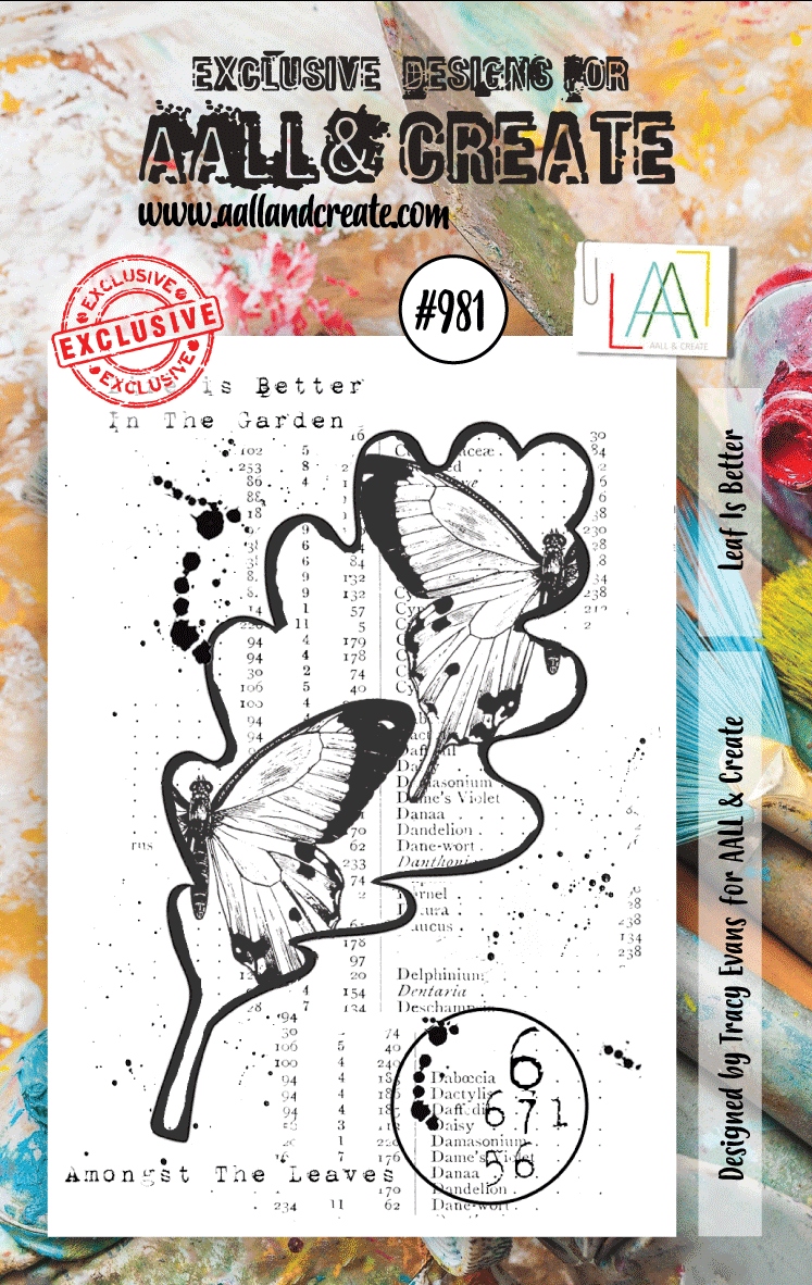#0981 Leaf Is Better A7 Stamp Set