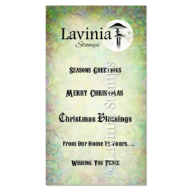 LAV839 Christmas Greetings Stamp