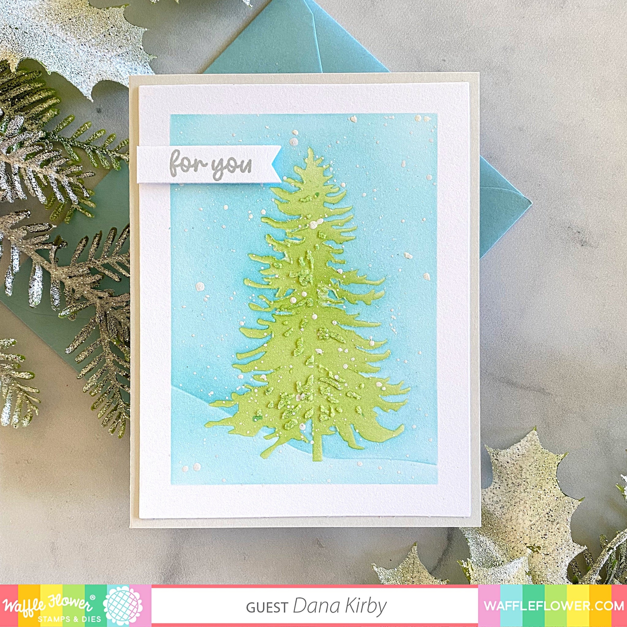 Pine Trees Stencil