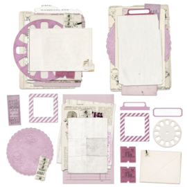 Vintage Artistry Lilac Collage Stack