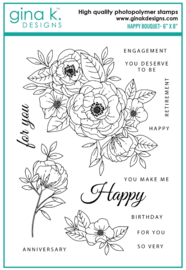 Happy Bouquet Stamps