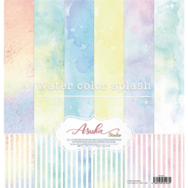 Watercolor Splash Collection Pack 12"X12"