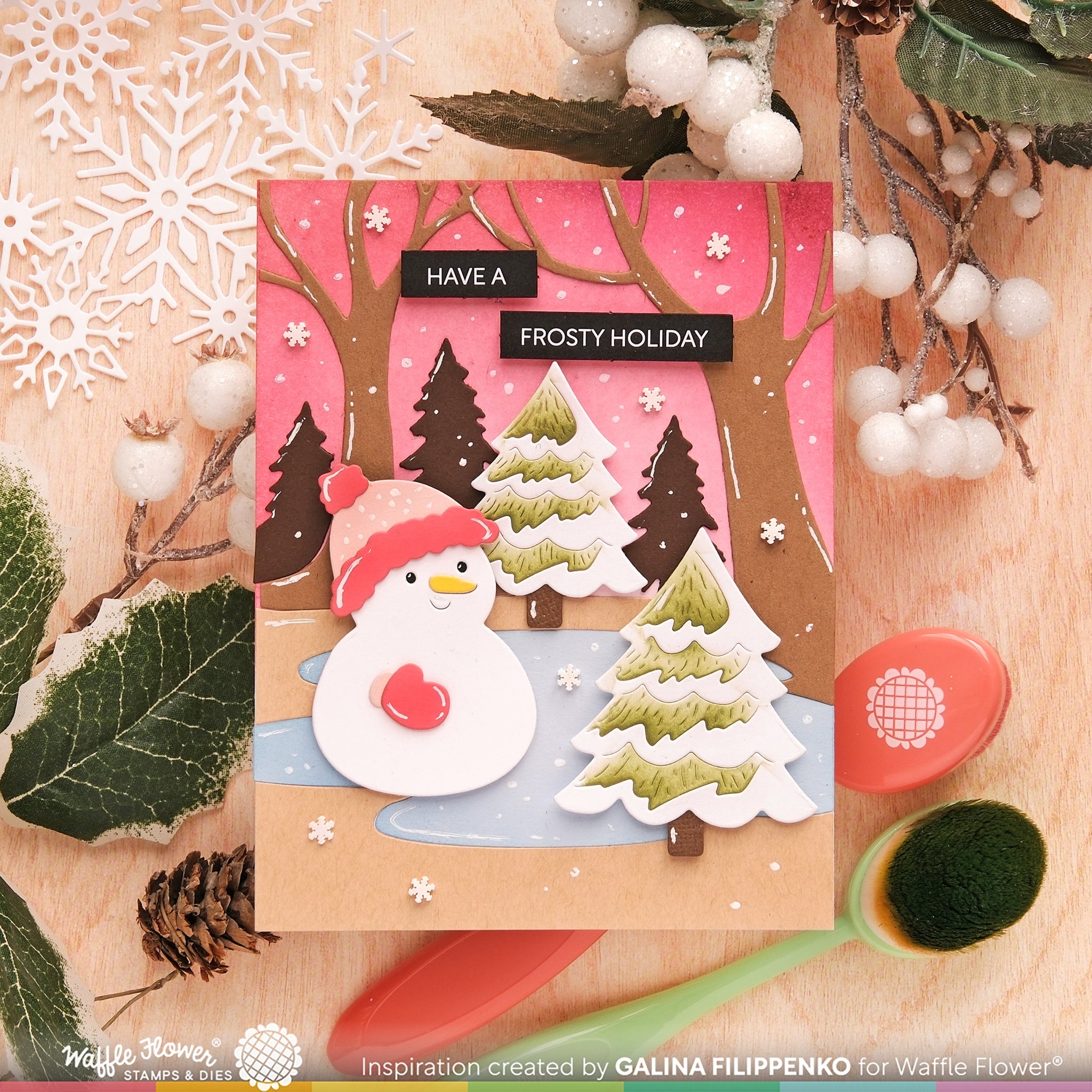 Subsentiments Snow Diecut