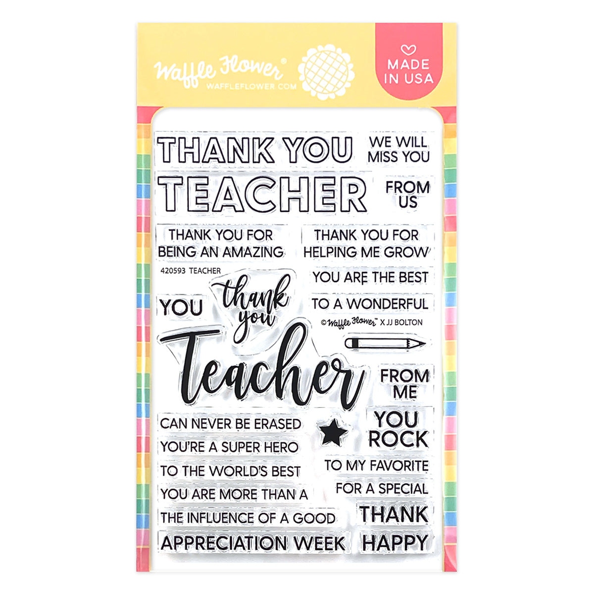 Teacher Duo Stamp Set
