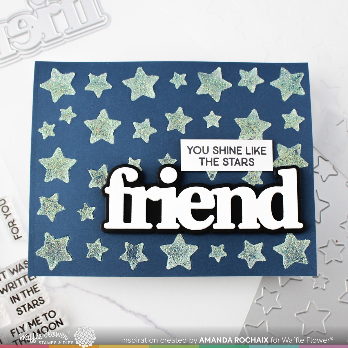 Small Sentiments Moon & Stars Stamp Set