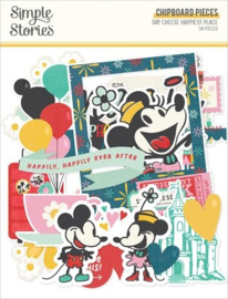 Say Cheese Happiest Place Chipboard