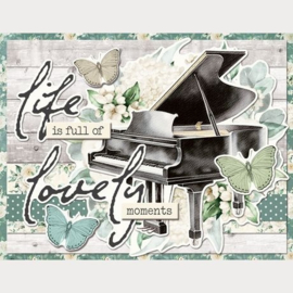 Vintage Timeless Harmony Simple Cards Card Kit