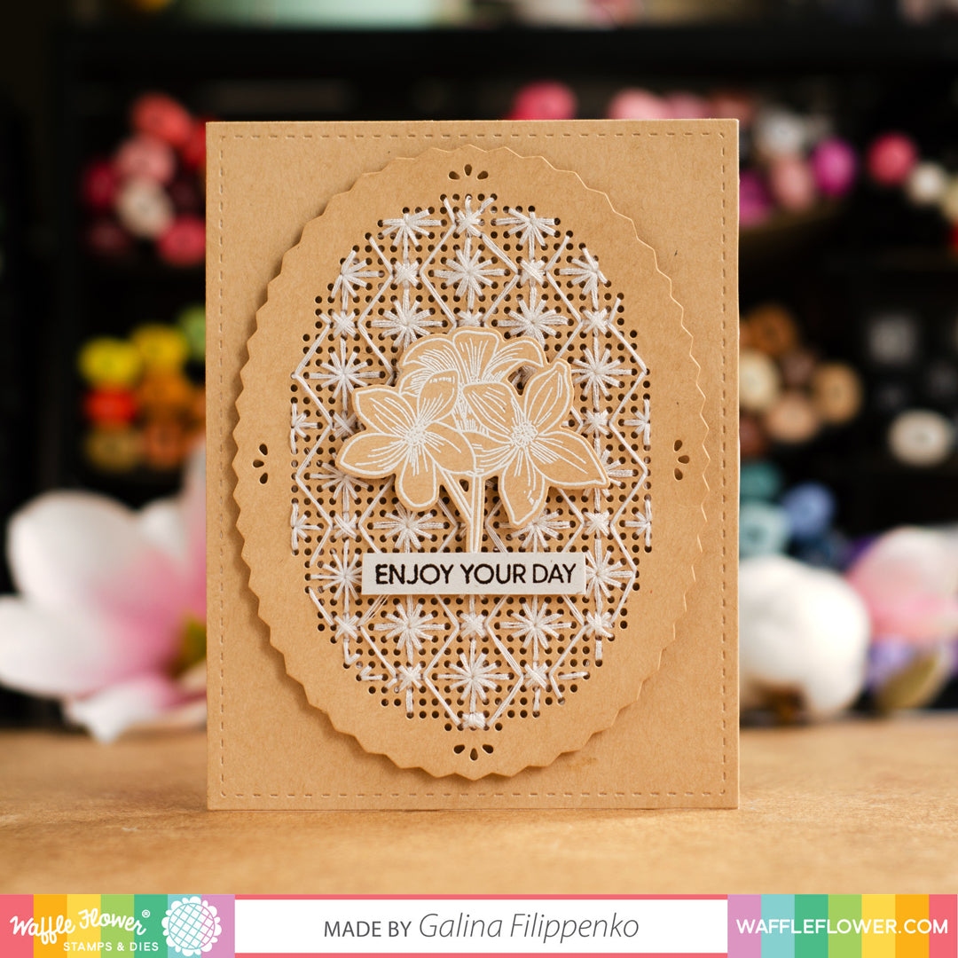 Stitchable Pinking Oval