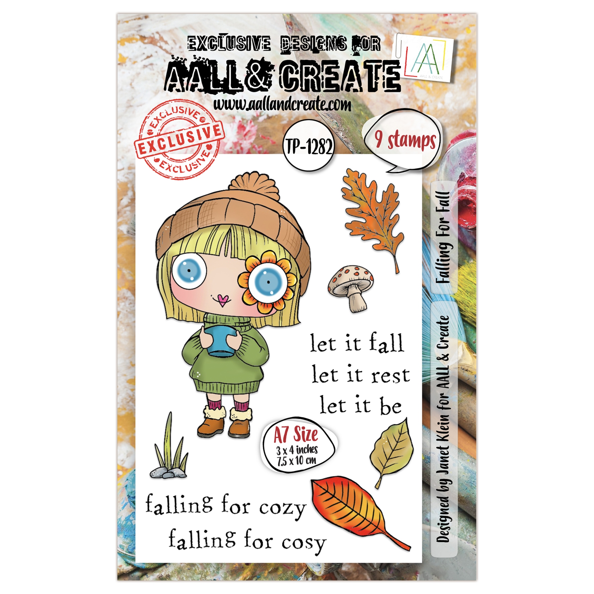 #1282 Falling For Fall A7 Stamp Set