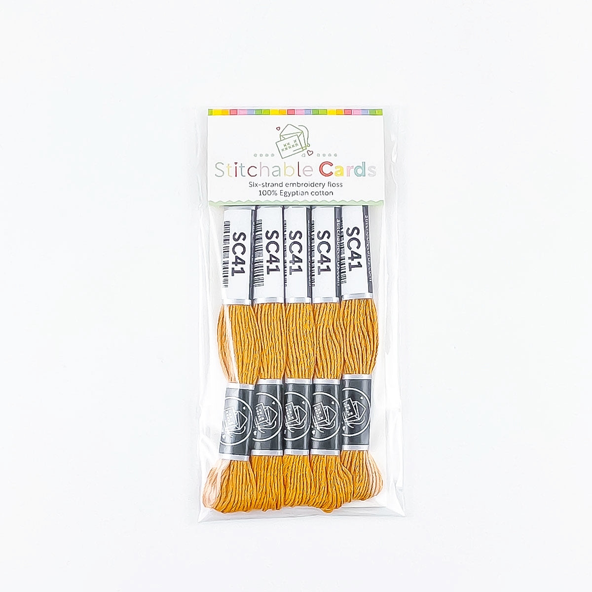 SC41 Embroidery Floss - Light Gold 5/pk