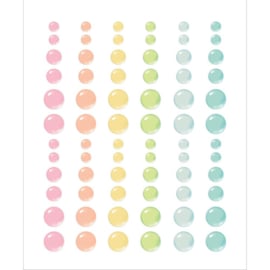 Color Vibe Enamel Dots Embellishments Lights