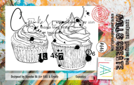 #0646 Cupcakes A7 Clear Stamp Set