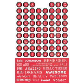 Color Palette Letters & Labels