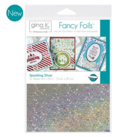 Sparkling Silver Fancy Foils 6" x 8"