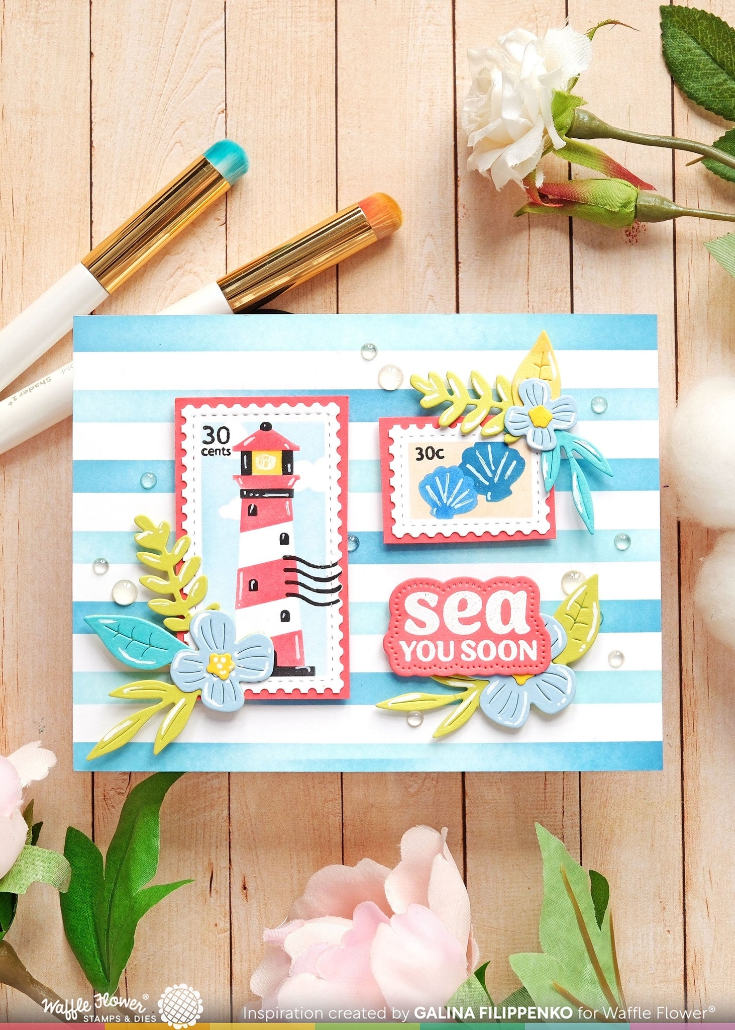 Coastal Greetings Stamp Set