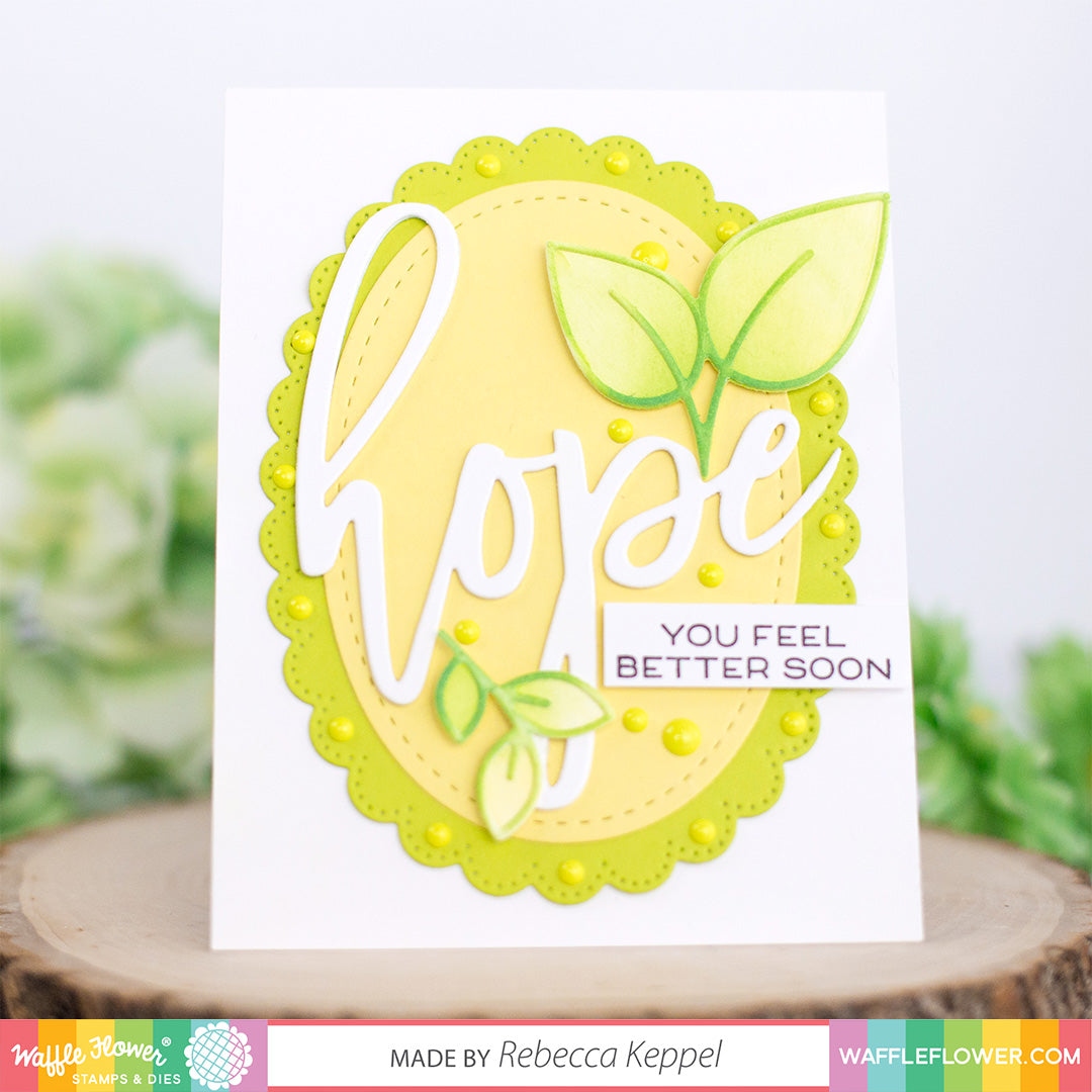 Oversized Hope Word Die