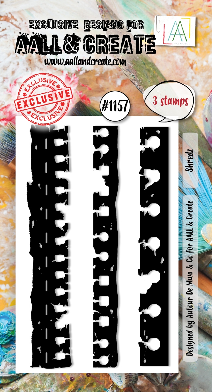 #1157 Shredz A8 Stamp Set
