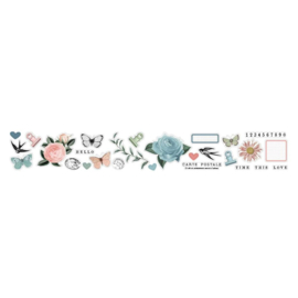 Vintage Artistry Tranquility Washi Sticker Roll