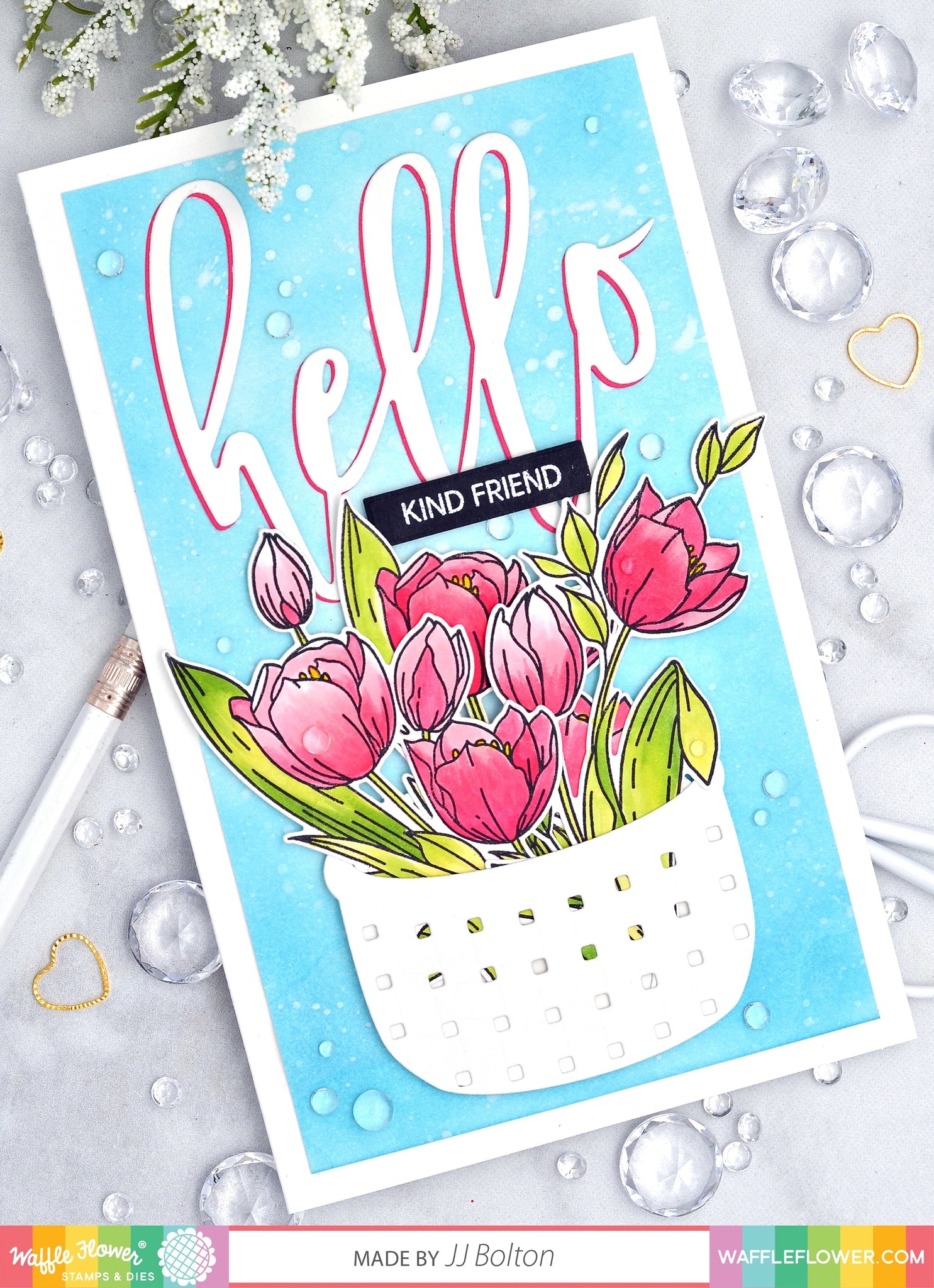 Oversized Hello Word Die