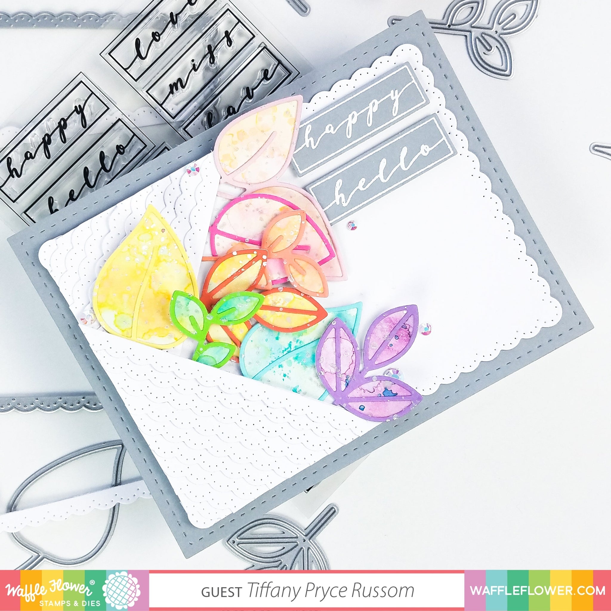 Label Greetings Stamp Set