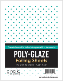Tiny Dots Poly-Glaze Foiling Sheets