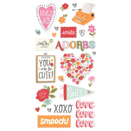 Heartstrings Foam Stickers