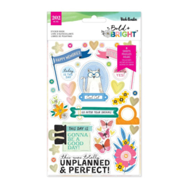 Bold And Bright Sticker Book 8 sheets