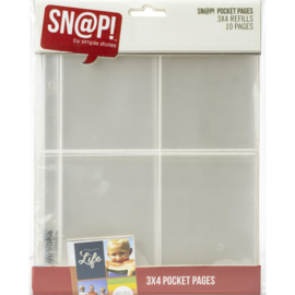 Pocket Pages For 6"X8" Binders