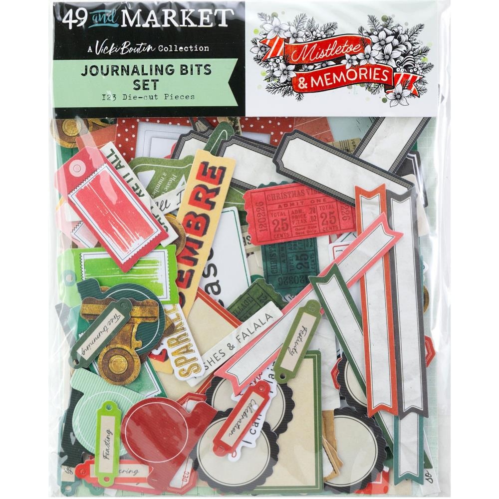 Mistletoe And Memories Die-Cuts Journaling