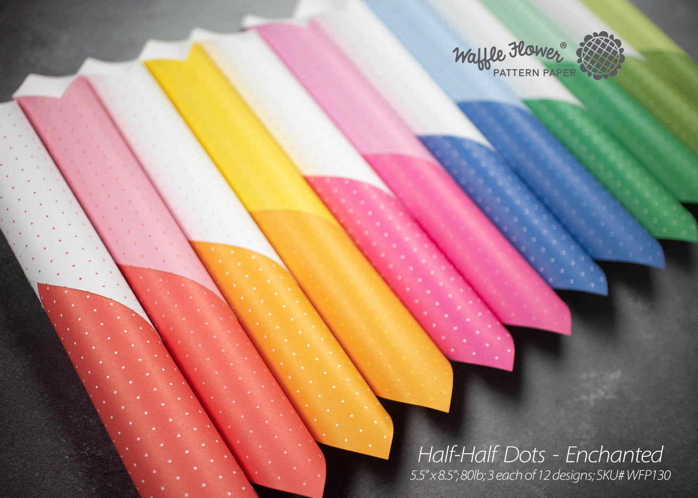 Enchanted Paper Pad-Half-Half Dots