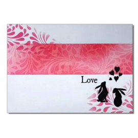 LAV238 Group of Hearts Mini Stamp