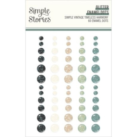 Vintage Timeless Harmony Glitter Enamel Dots