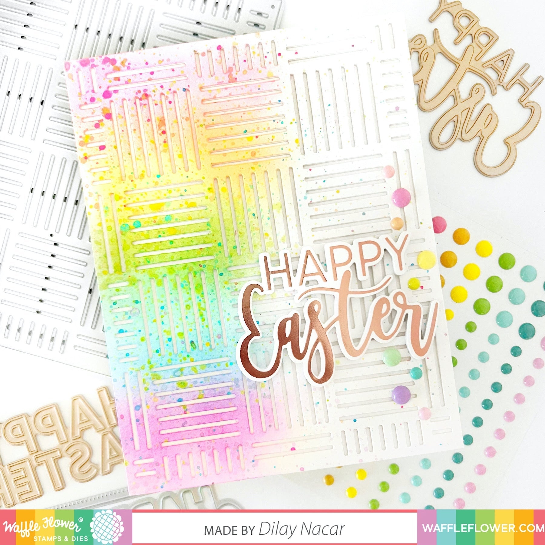 Happy Easter Duo Foil Plate