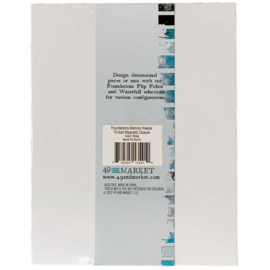 Foundations Memory Keeper White Tri-Fold