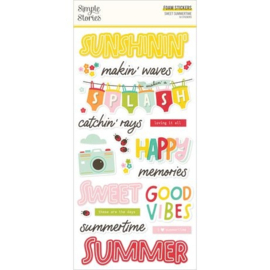 Sweet Summertime Foam Stickers