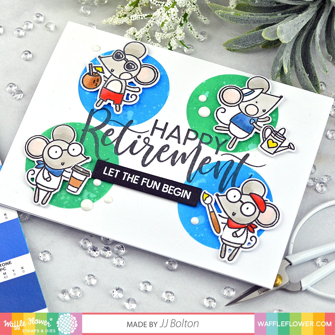 Happy Retirement Duo Matching Die