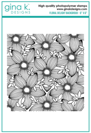 Floral Delight Background Stamp