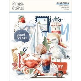 Vintage Sand & Sea Bits & Pieces Die Cuts