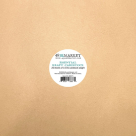 Kraft Essential Cardstock 12"X12"