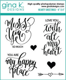 Hearty Greetings MINI Stamps