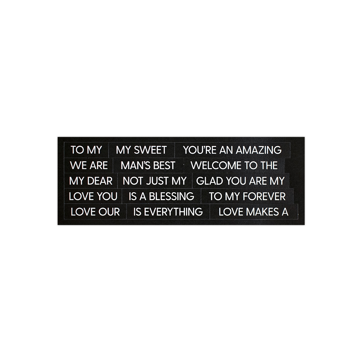 Subsentiments Friends-n-family Diecut - Black