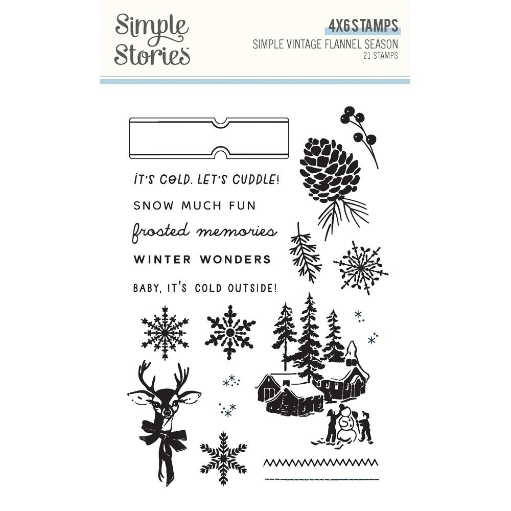 Flannel Season Photopolymer Stamps