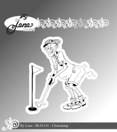 Clear Stamps Funny Golf Player 3