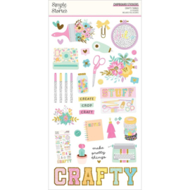Crafty Things Chipboard Stickers