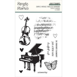Vintage Timeless Harmony Stamps