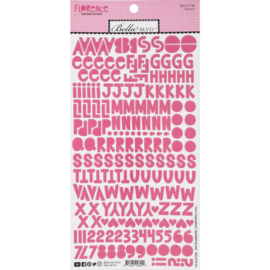 Florence Alphabet Stickers Punch