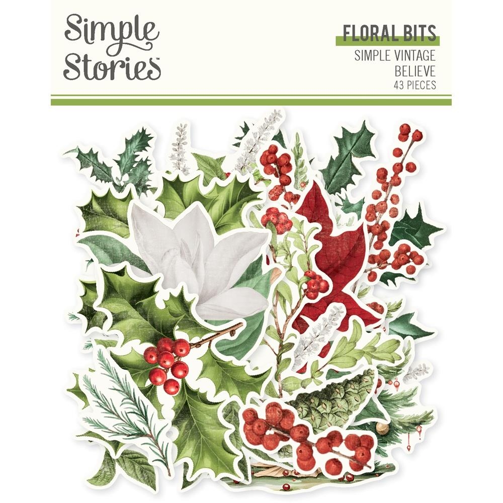 Believe Bits & Pieces Die-Cuts Floral