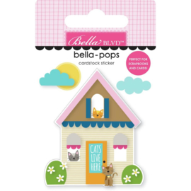 Chloe Cat House Bella-Pops 3D Stickers