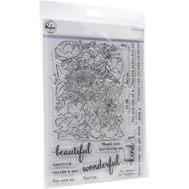 Clear Stamp Flower Garden