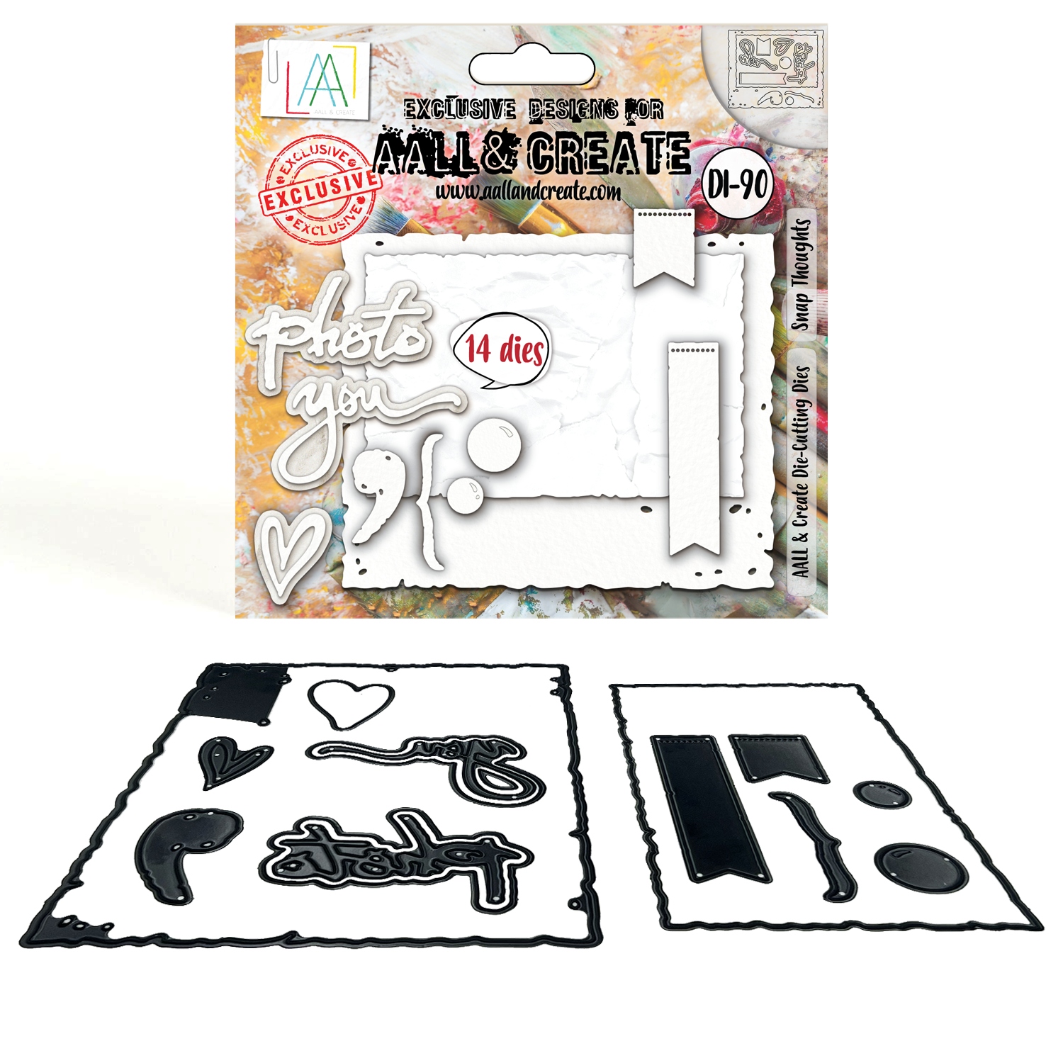 #090 Snap Thoughts Cutting Die Set